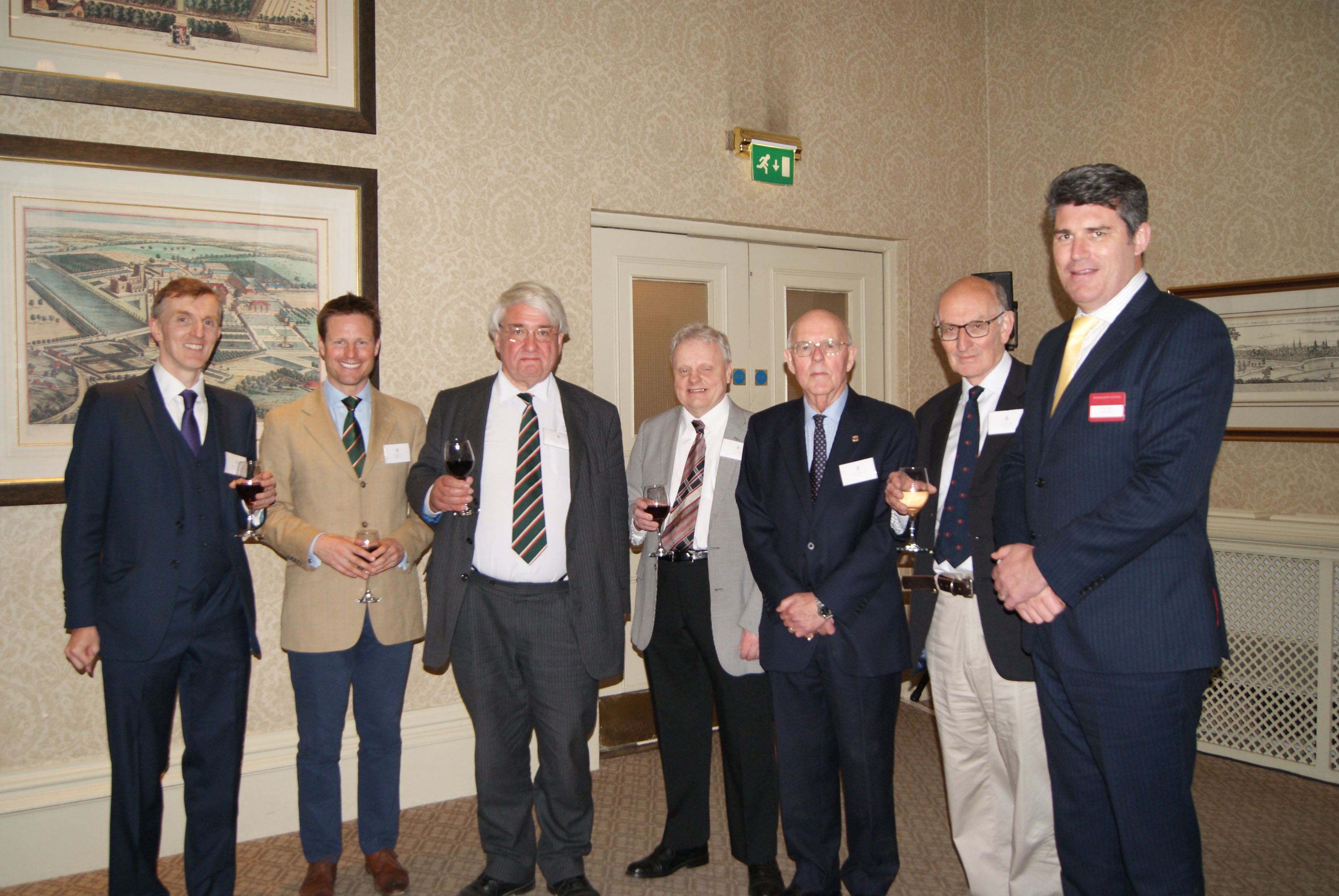 Reception after Evensong in Oxford, 11th May 2017 - Old Bromsgrovians who were at Worcester College